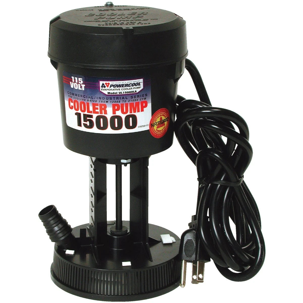 Dial 115v Industrial Evaporative Cooler Pump, 12,000-21,000 Cfm, 505 Gph