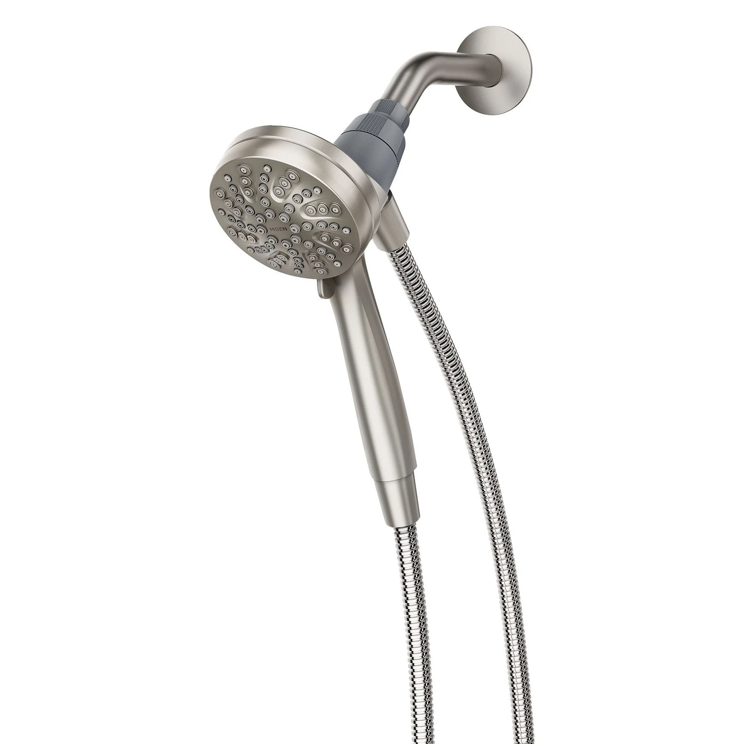 Engage Brushed Nickel Handheld Showerhead With 6 Settings And 1.75 Gpm Flow Rate