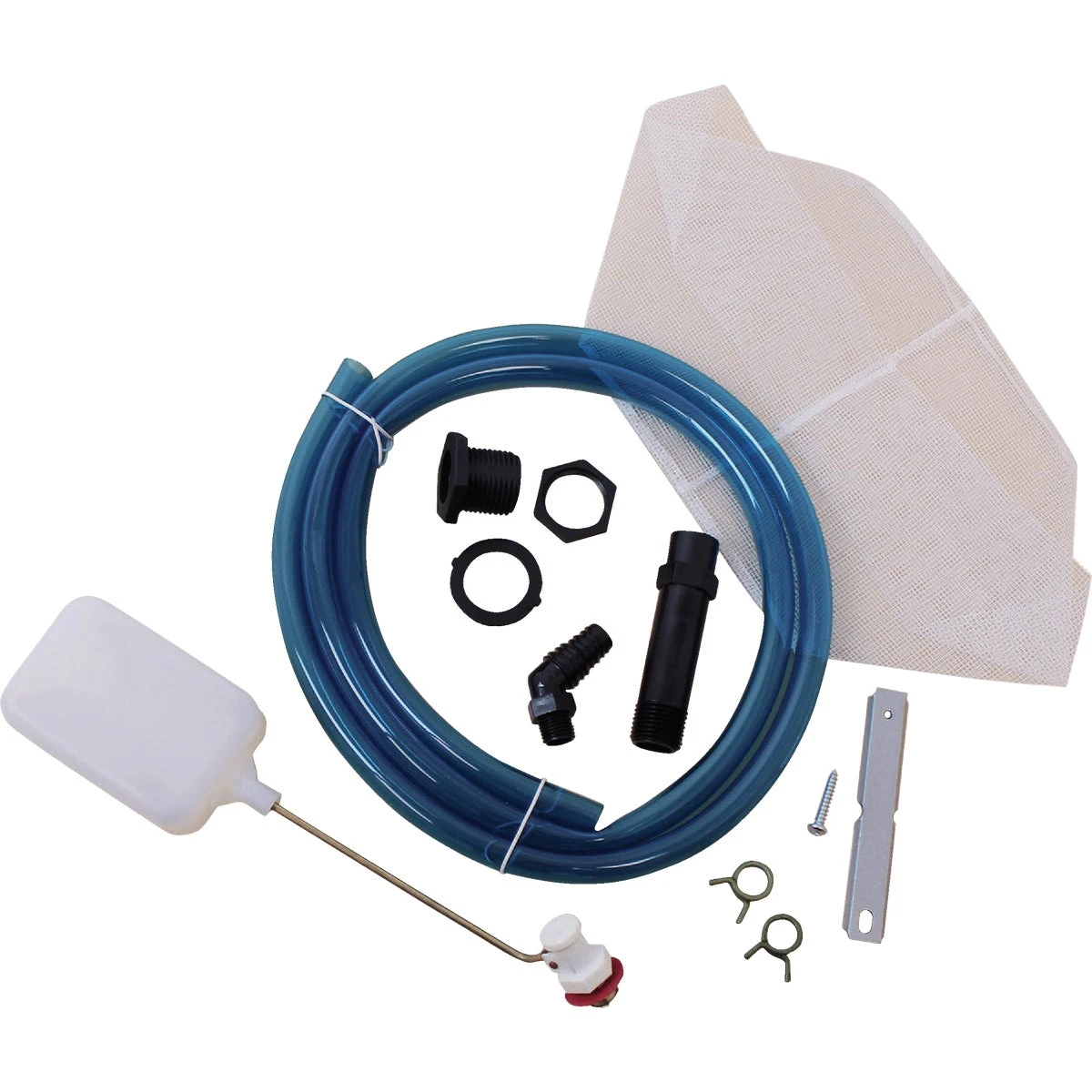 Evaporative Cooler Pump Installation Kit with Complete Fittings and Tubing