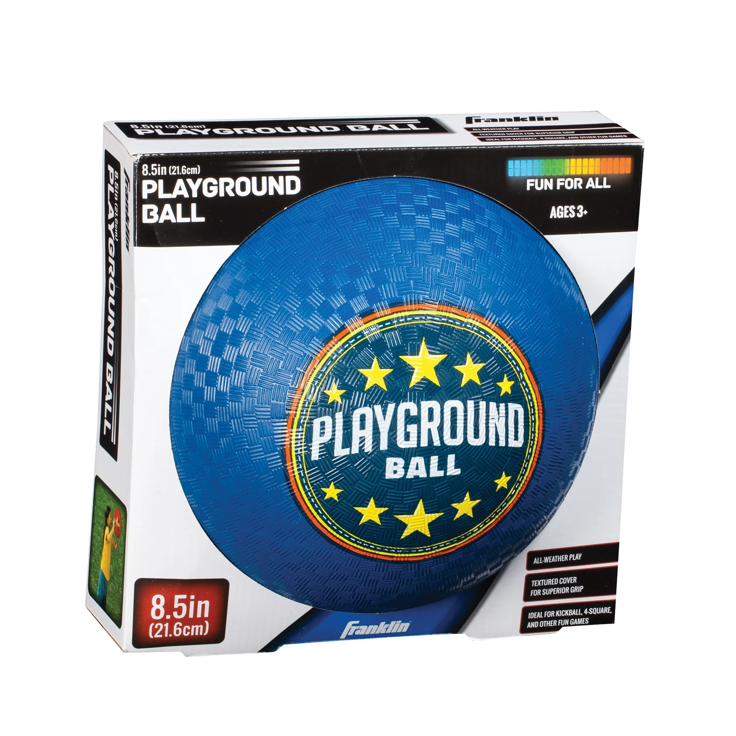8.5-inch Diameter Playground Ball - Durable Rubber For Outdoor Fun