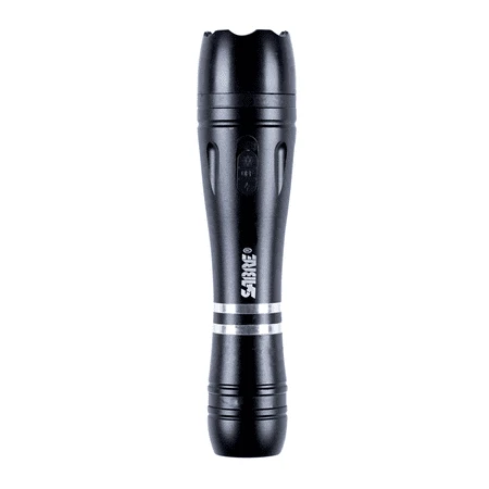 Maximum Strength Tactical Stun Gun With 130 Lumen Flashlight & Holster