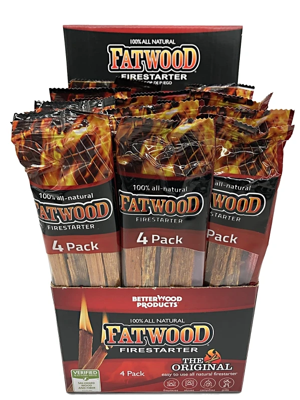 Pine Wood Starter Sticks, 4-Pk.