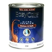 Ultra Premium Kitchen & Bath Enamel Paint, Oil-Base, White Pastel Base Semi-Gloss, 1 Qt.