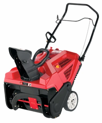 Single-Stage Snow Thrower with 123 Cubic Centimeter Four-Cycle Gas Engine and 21 Inch Clearing Path