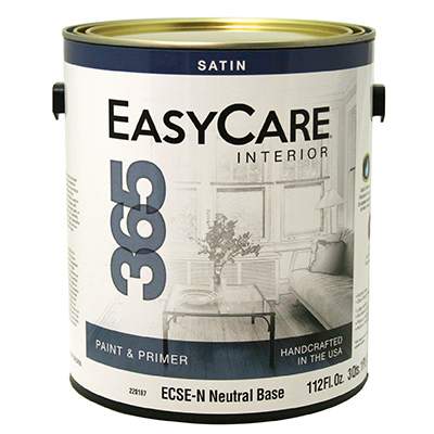 True Value Ecsen Easycare 365 Neutral Base Interior Latex Paint & Primer, 1 Gal, Satin Finish