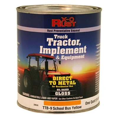 Rust-preventative Paint & Primer, School Bus Yellow, 1-quart For Metal