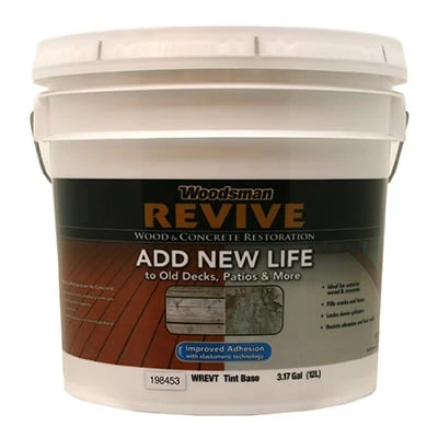 Woodsman Revive Wood & Concrete Restoration Tint Base, 3.5 Gallons