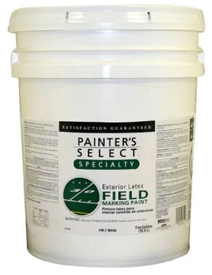Specialty Flat Yellow Latex Athletic Field Marking Paint, 5-gallon - Fm5-5g