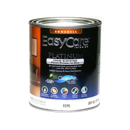 Platinum Interior Paint & Primer + Stain Blocker, Eggshell Tint Base Latex, 1 Qt.