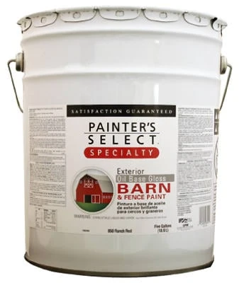 Specialty Barn & Fence Paint, Oil-based, Gloss Barn Red, 5 Gallons