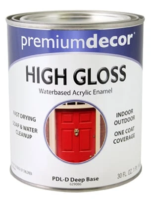Premium Decor Deep Base Enamel Paint, Qt.