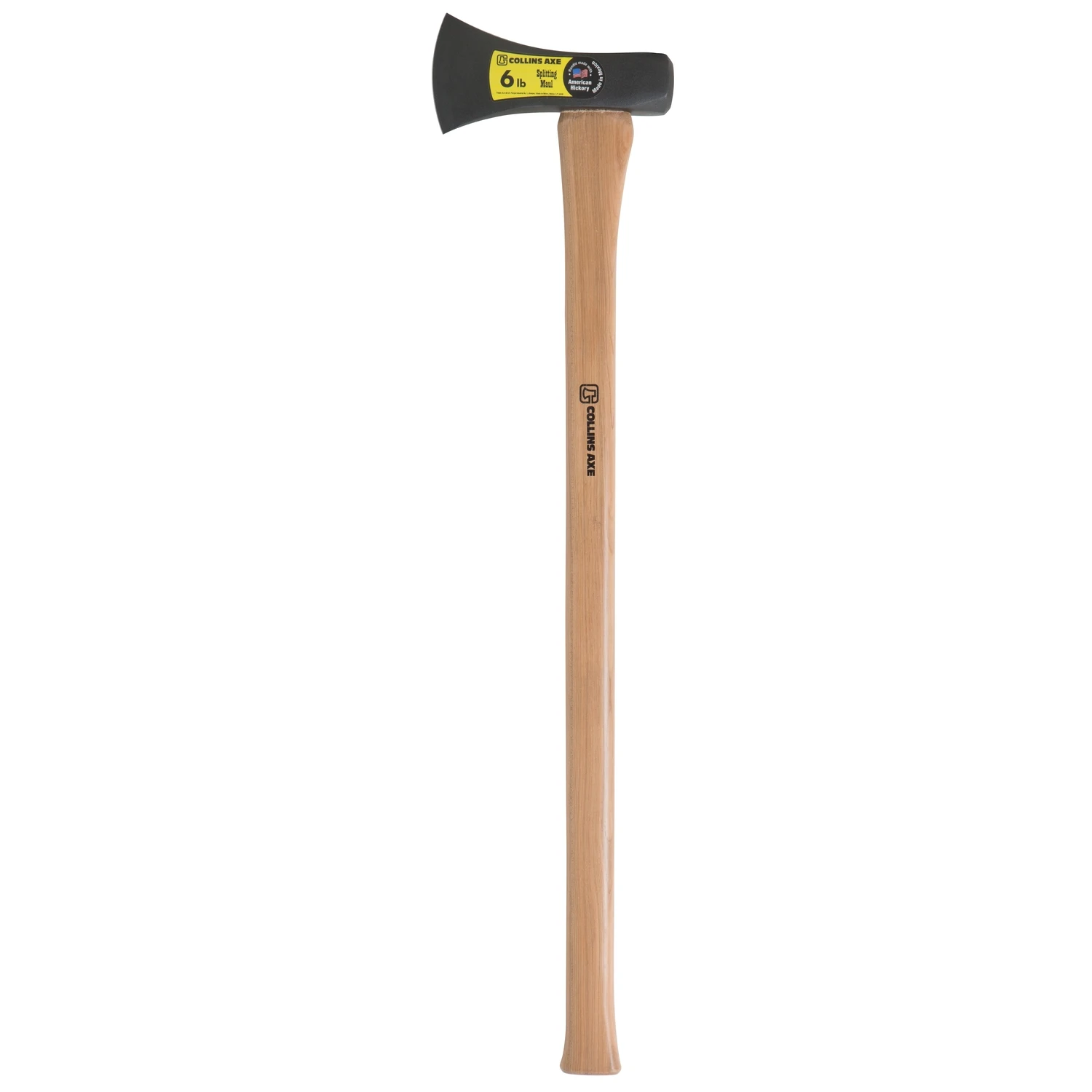 6 Lb Single Bit Splitting Maul 34 In. Wood Handle - Forged Steel