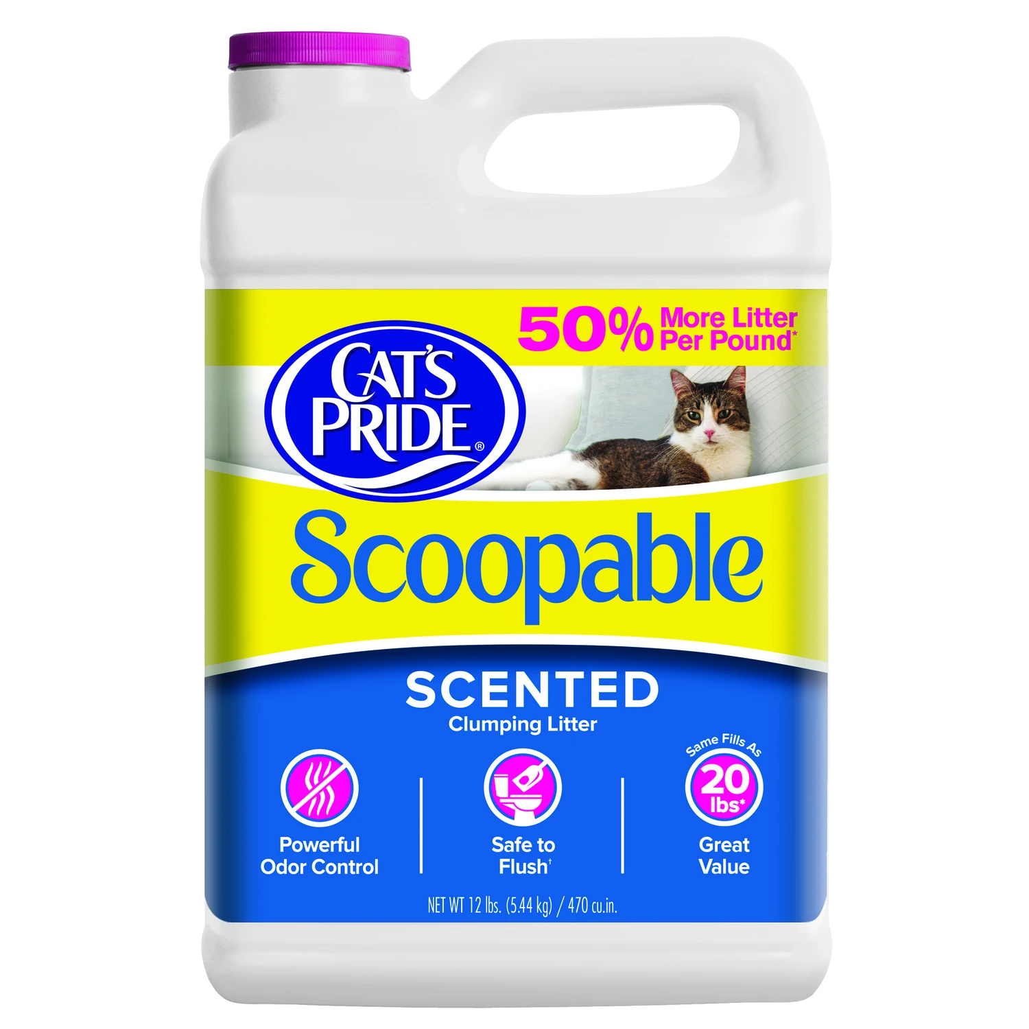 10 Lb. Lightweight Flushable Cat Litter - Fresh And Clean Scent