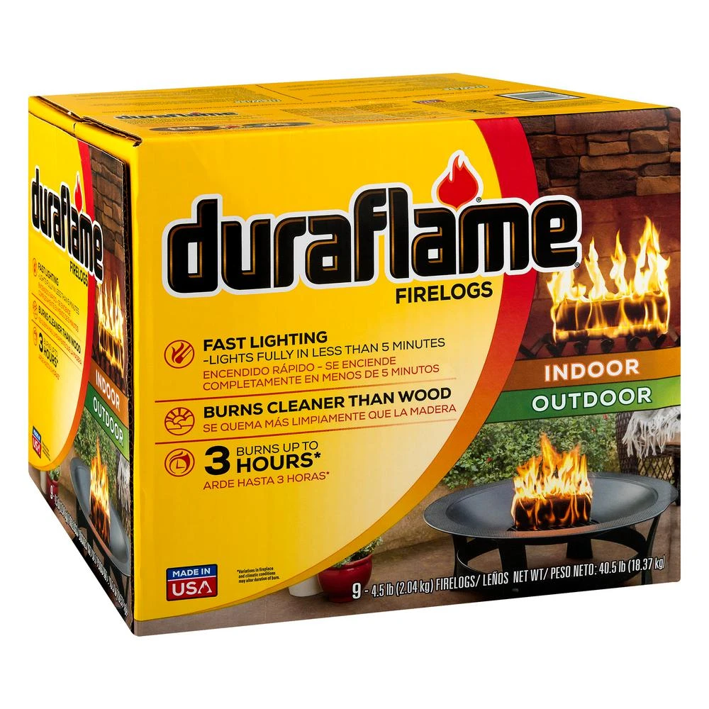 Firelogs, 4.5-Lbs Each, 9-Pk.