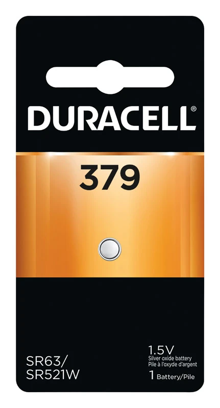 Duracell Silver Oxide 379 1.5 V 16 mAh Electronic/Watch Battery 1 pk