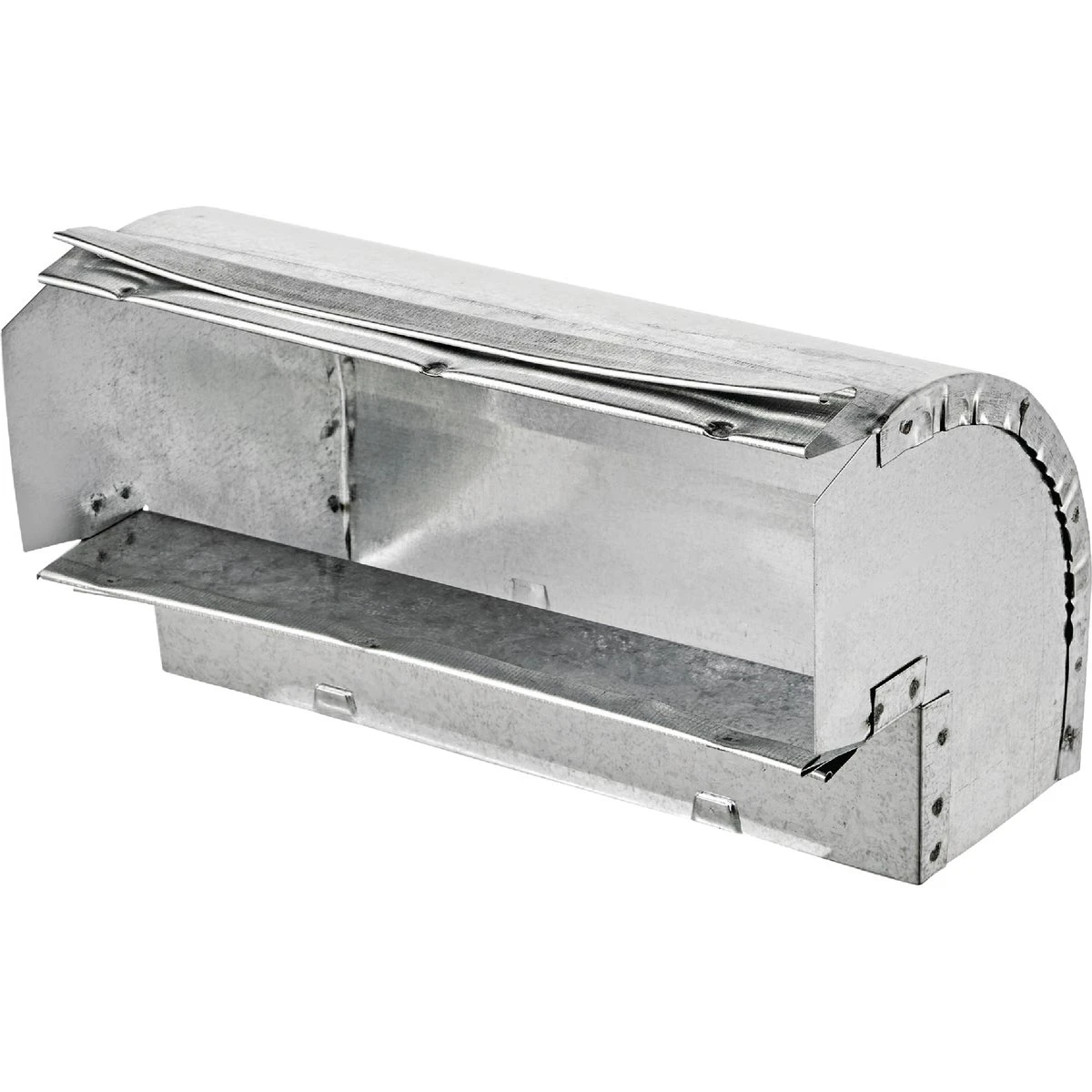 3-1/4 In. X 10 In. Galvanized Steel Short Way 90 Degree Rectangular Elbow