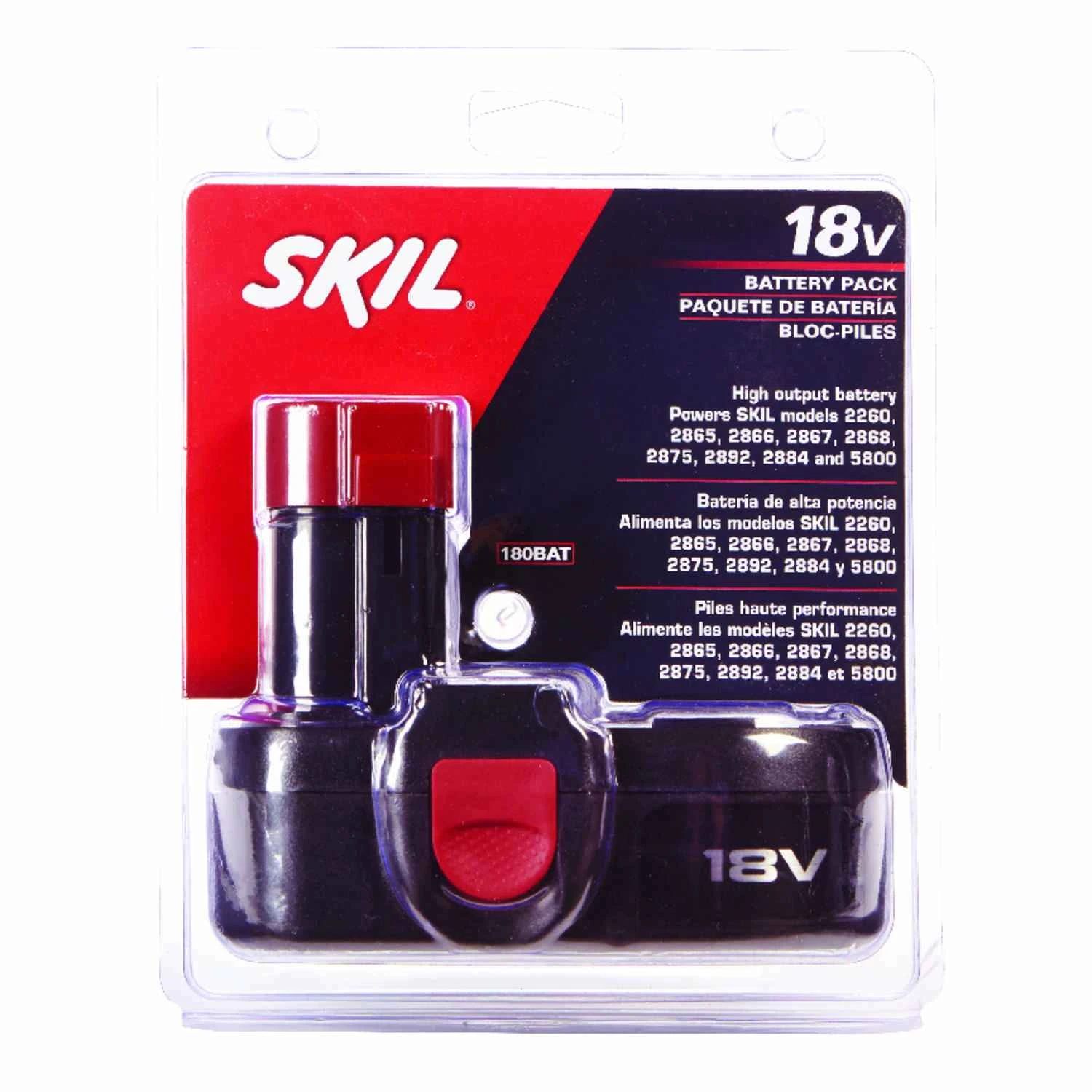 18-volt 1.2 Ah Nicd Pod Style Battery Pack - Model 180bat