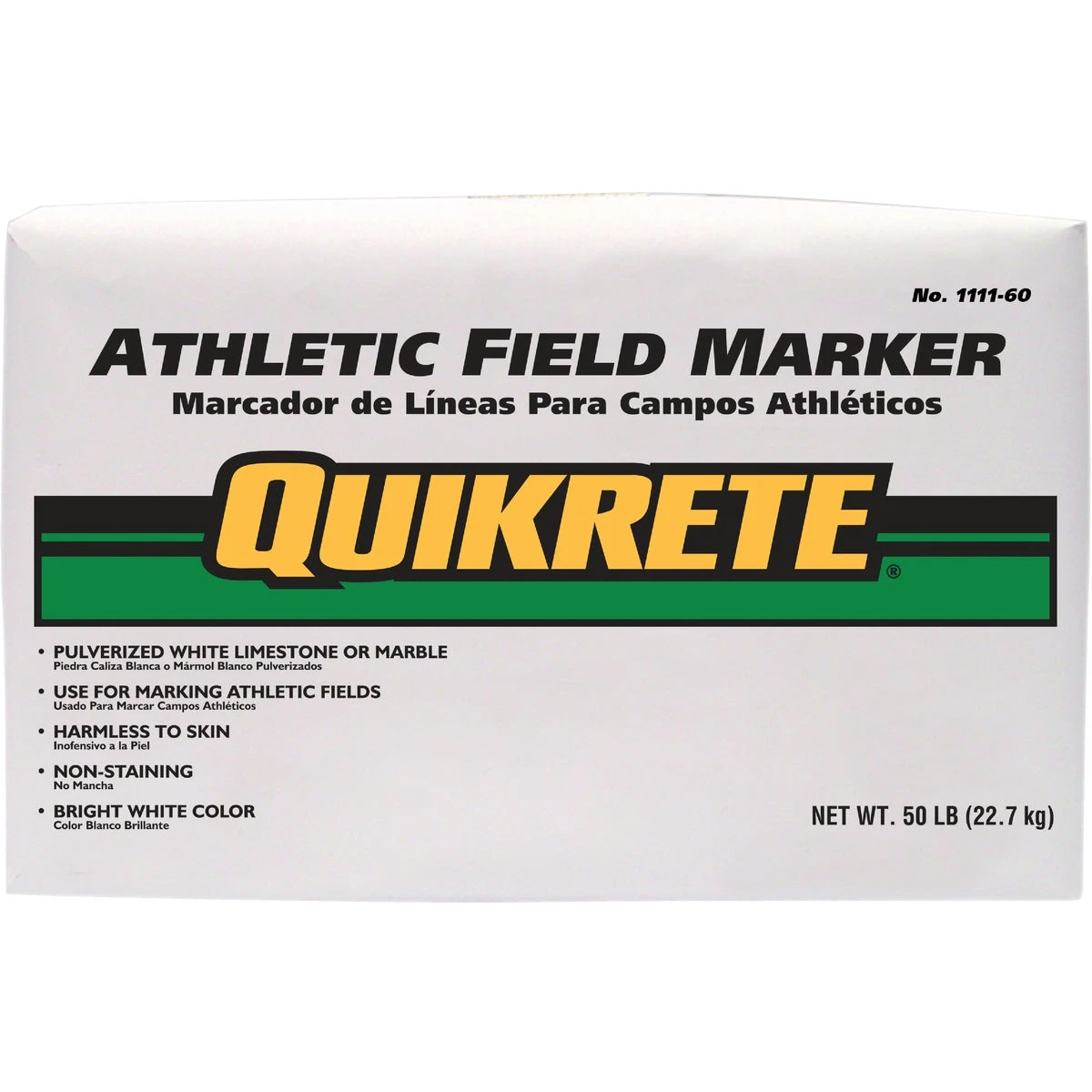 50 Lb. Field Marking Lime - Pulverized White Limestone For Athletic Fields