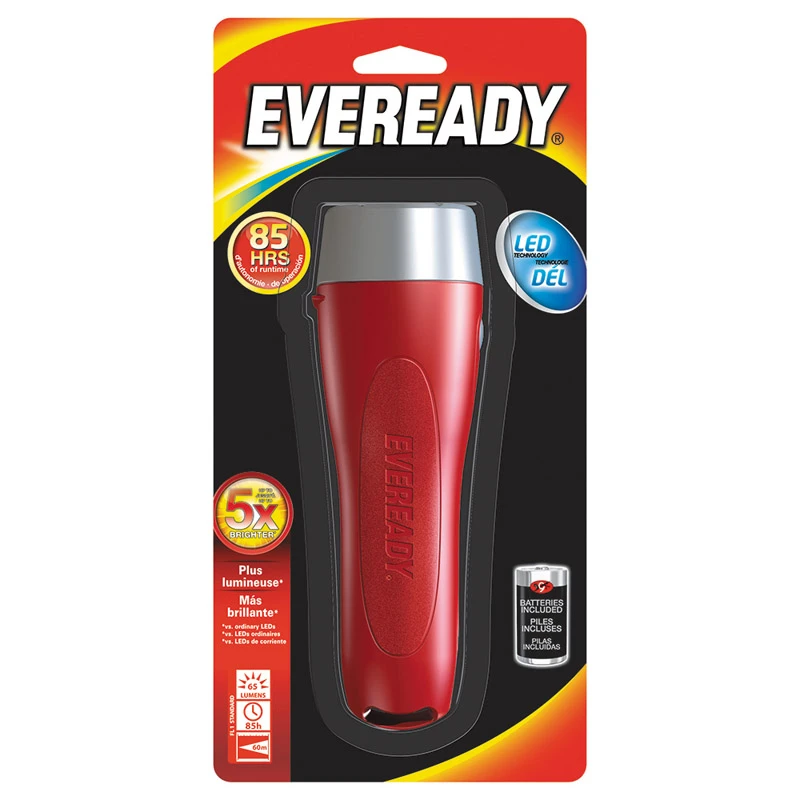 LED Flashlight with Batteries Included, Durable Portable Handheld Light