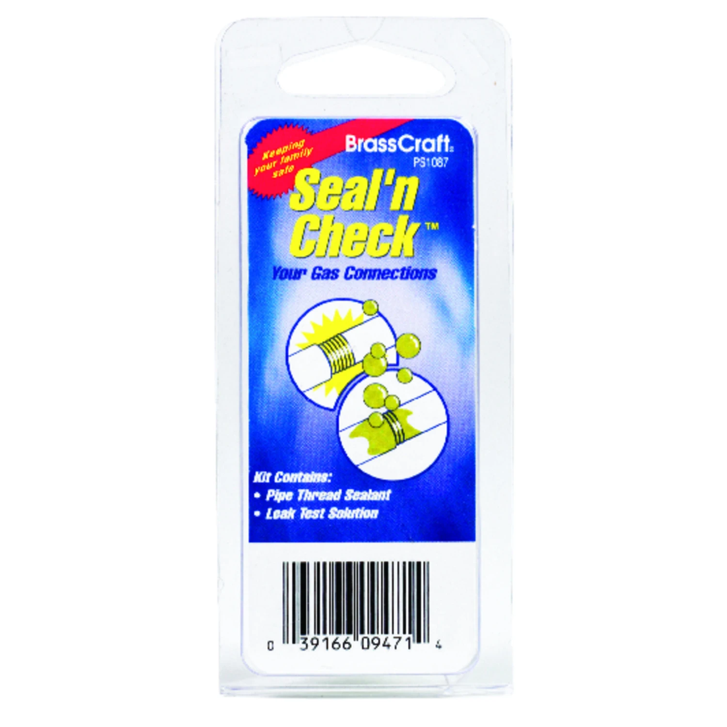 Gas Connector Sealant Kit With Pipe Thread Sealant And Leak Test Solution
