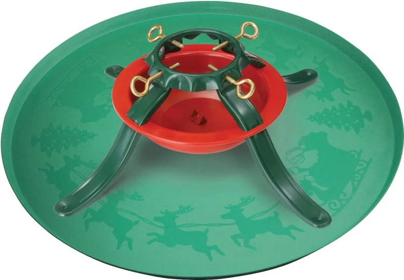 28.5 In. Resin Christmas Tree Stand Tray For Live Trees