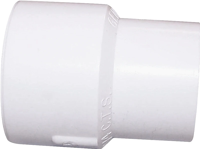 Polyvinyl Chloride to Chlorinated Polyvinyl Chloride Pipe Adapter Coupling, Three Quarter Inch by Three Quarter Inch