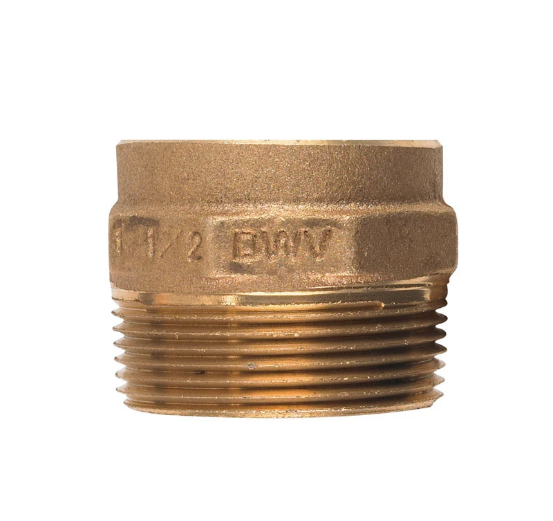 Copper Male Adapter Pipe Fitting, 1-1/2 Inch Copper by Male Thread Connection