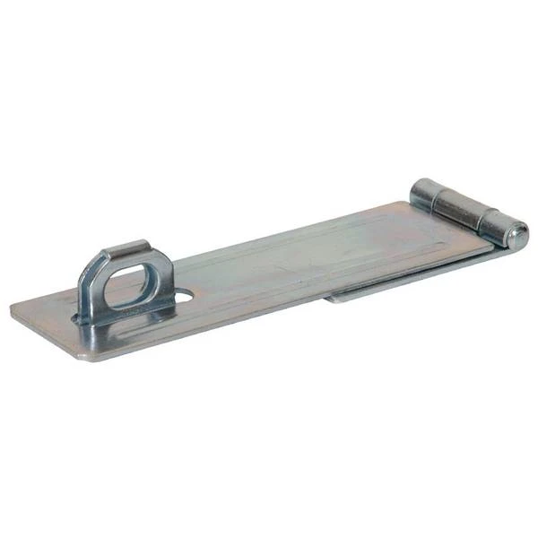 3-1/2 Fixed Staple Safety Hasps, Zinc Plated Hillman Misc Cabinet Hardware