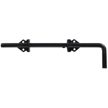 Hillman 1/2" X 12" Cane Bolt Non-adjustable Throw, Black Finish, Model 851369