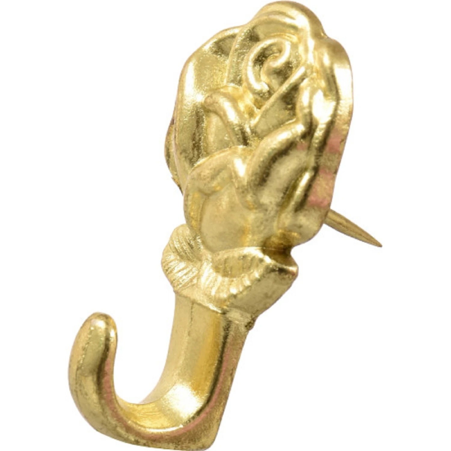 Hillman AnchorWire Gilt Push Pin Picture Hook 10 lb 3 pk Hillman AnchorWire Gilt Push Pin Picture Hook 10 lb 3 pk