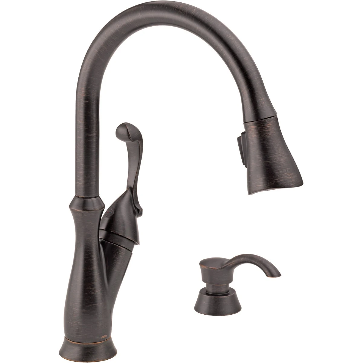 Arabella 1-handle Pull-down Kitchen Faucet With Soap Dispenser, Venetian Bronze