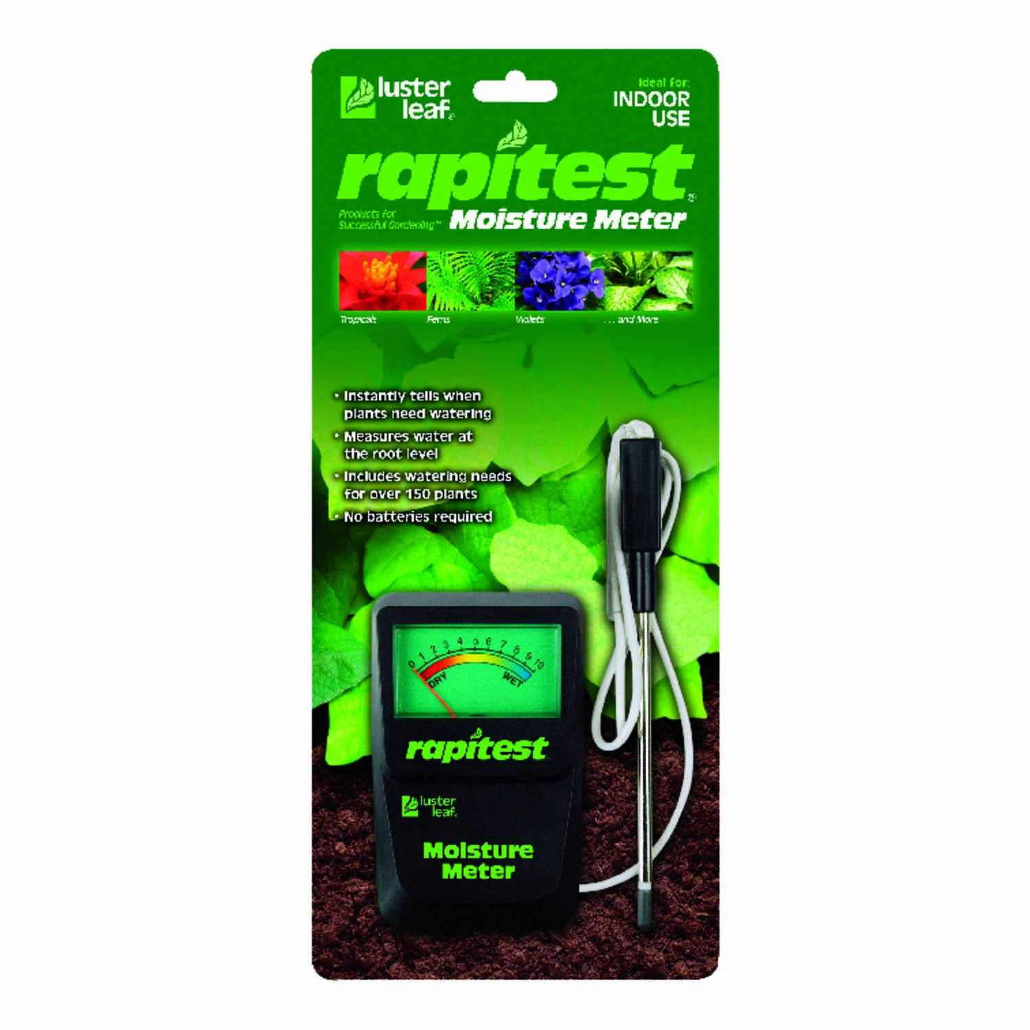 Luster Leaf Analog Moisture Meter 1 pk