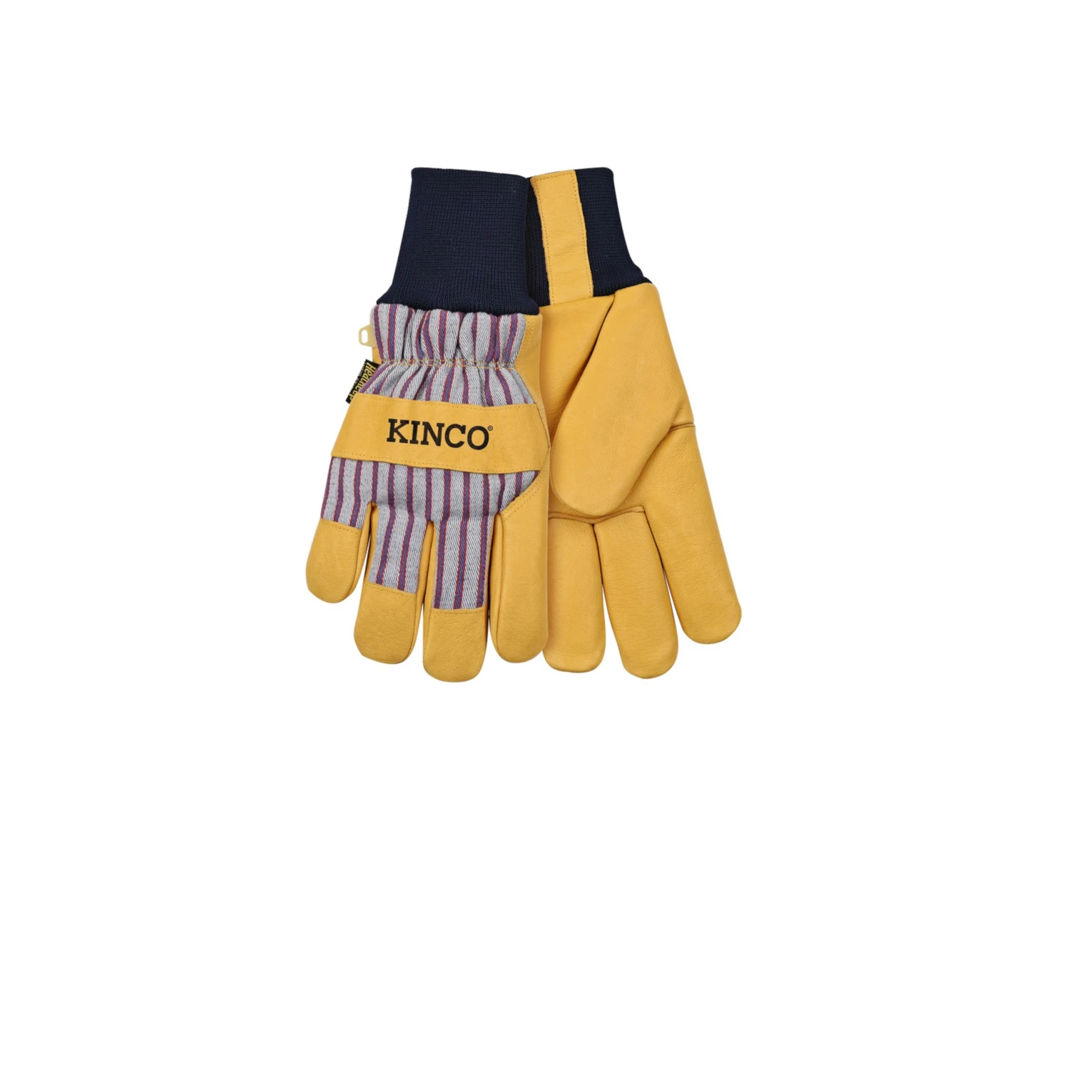 Premium Grain Pigskin Leather Palm Work Gloves, Large Size