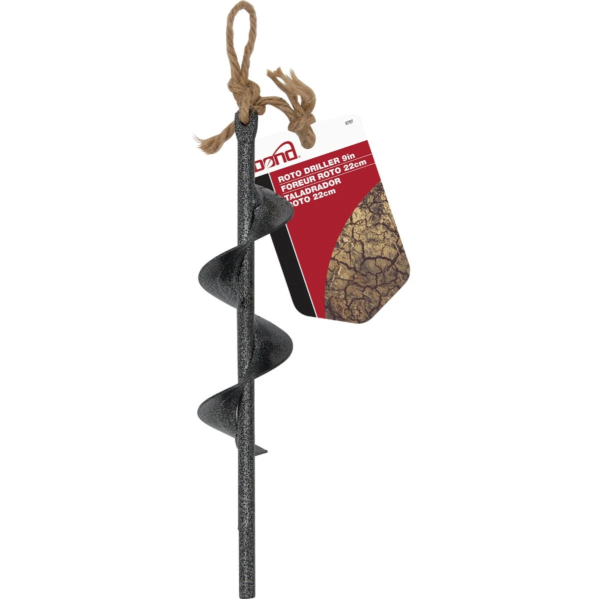 9 In. L X 1.75 In. W Steel Garden Roto Driller Model 6707