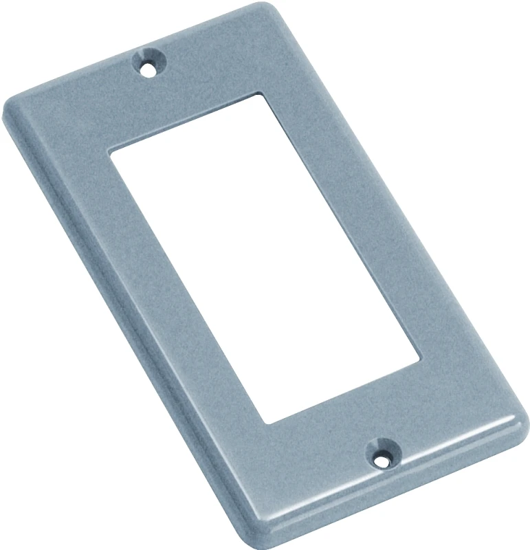 Gfci Handy Box Cover 4-1/4 In. X 2-5/16 In. Gray Pvc