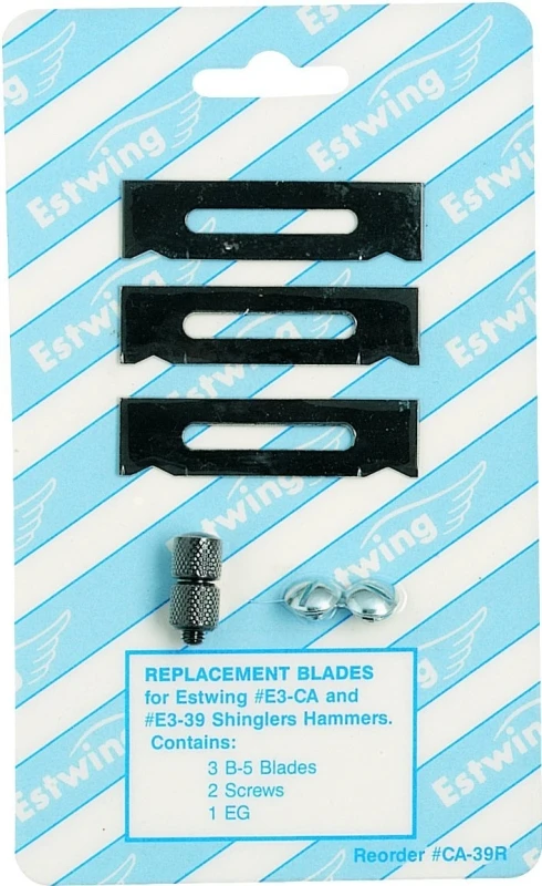 Ca-39r Shingling Hatchet Replacement Parts: 3 Blades, 1 Gauge, 2 Screws