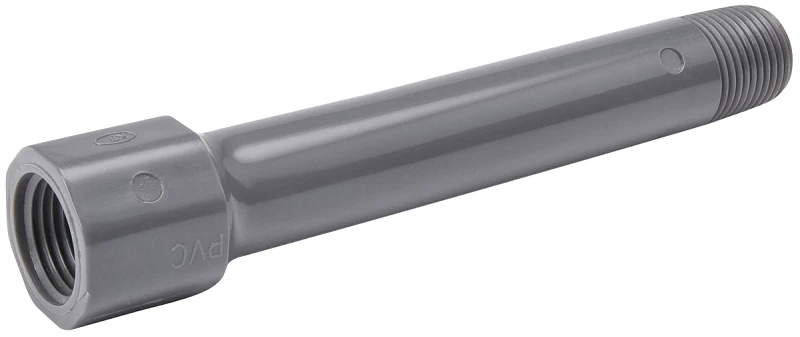 Schedule 80 PVC Coupler Pipe Nipple, 1/2 x 4 In.
