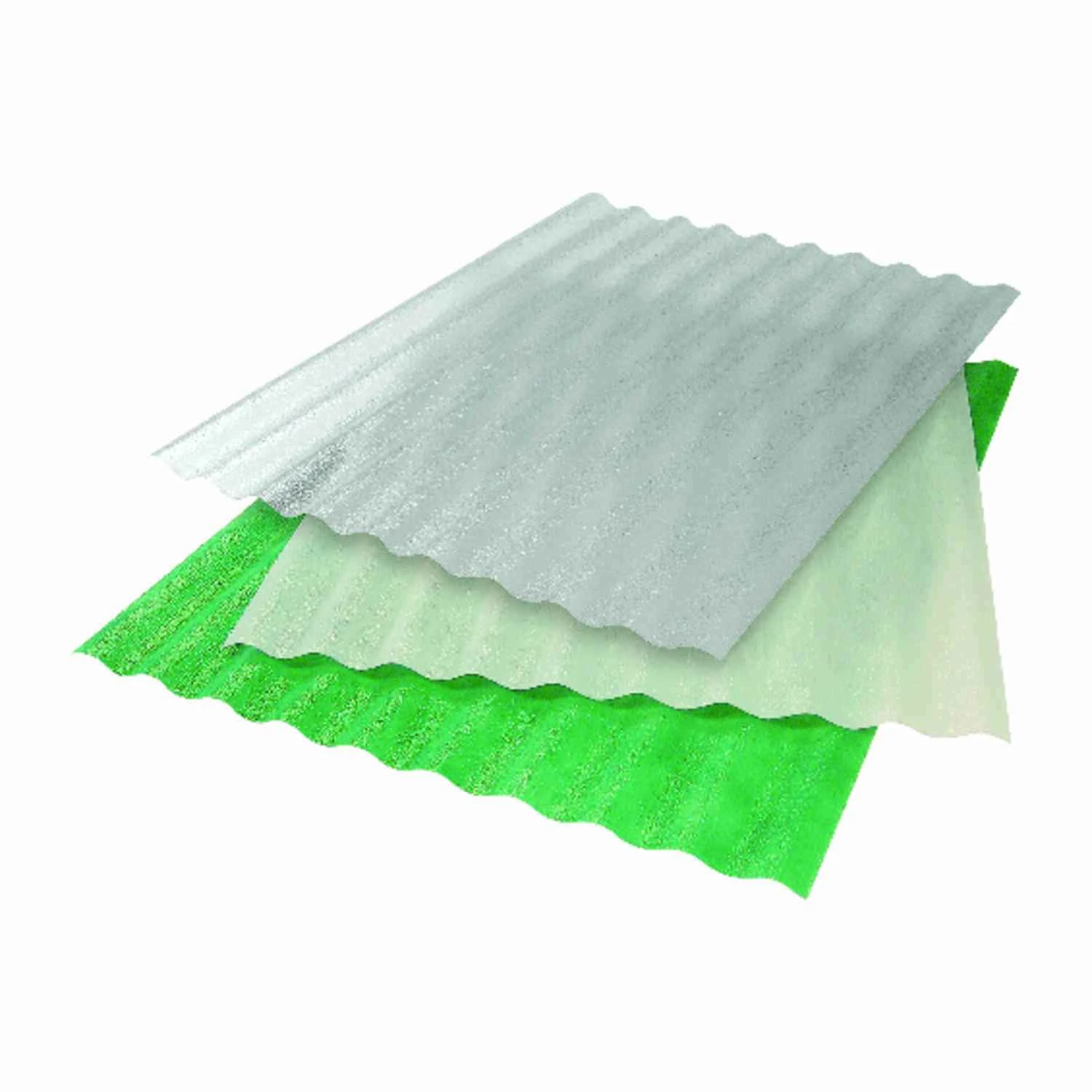 26 In. X 8 Ft. Translucent Round Fiberglass Corrugated Panels