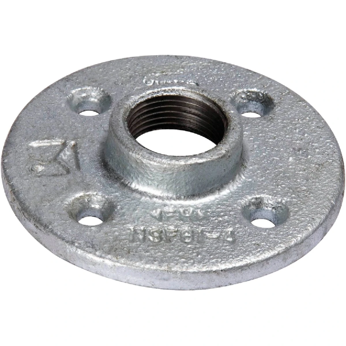 1-1/4 In. Malleable Iron Galvanized Floor Flange - Model 511-606bg