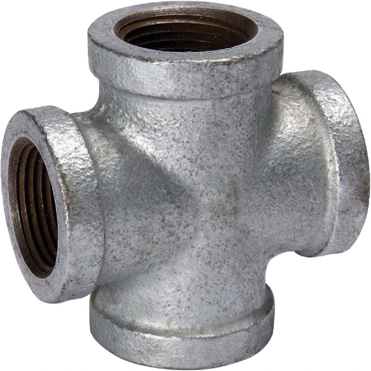3/4 In. Malleable Iron Galvanized Pipe Cross Fitting