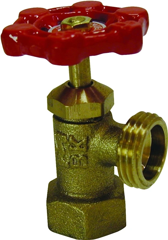 Brass Female Threaded Boiler Drain, Three Quarter Inch