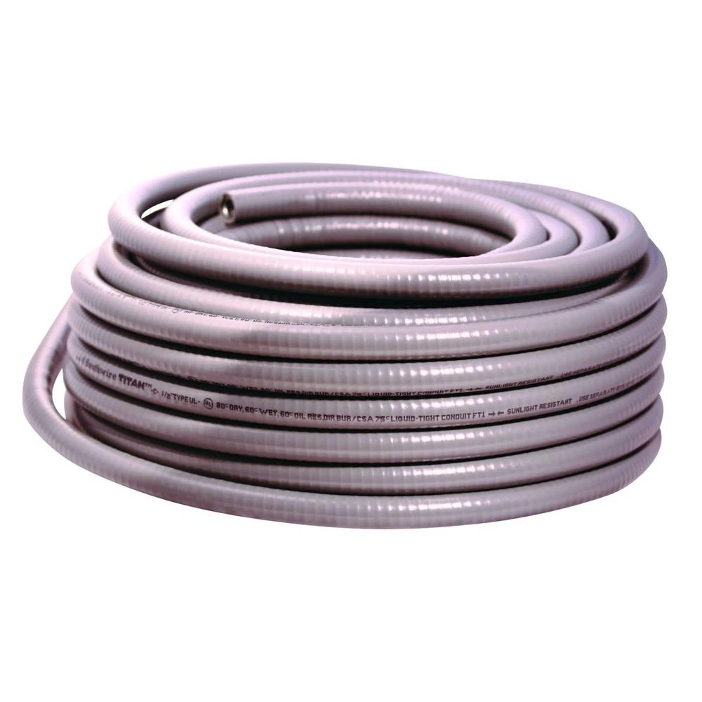 1/2 In. Diameter X 100 Ft. Length Steel Flexible Electrical Conduit