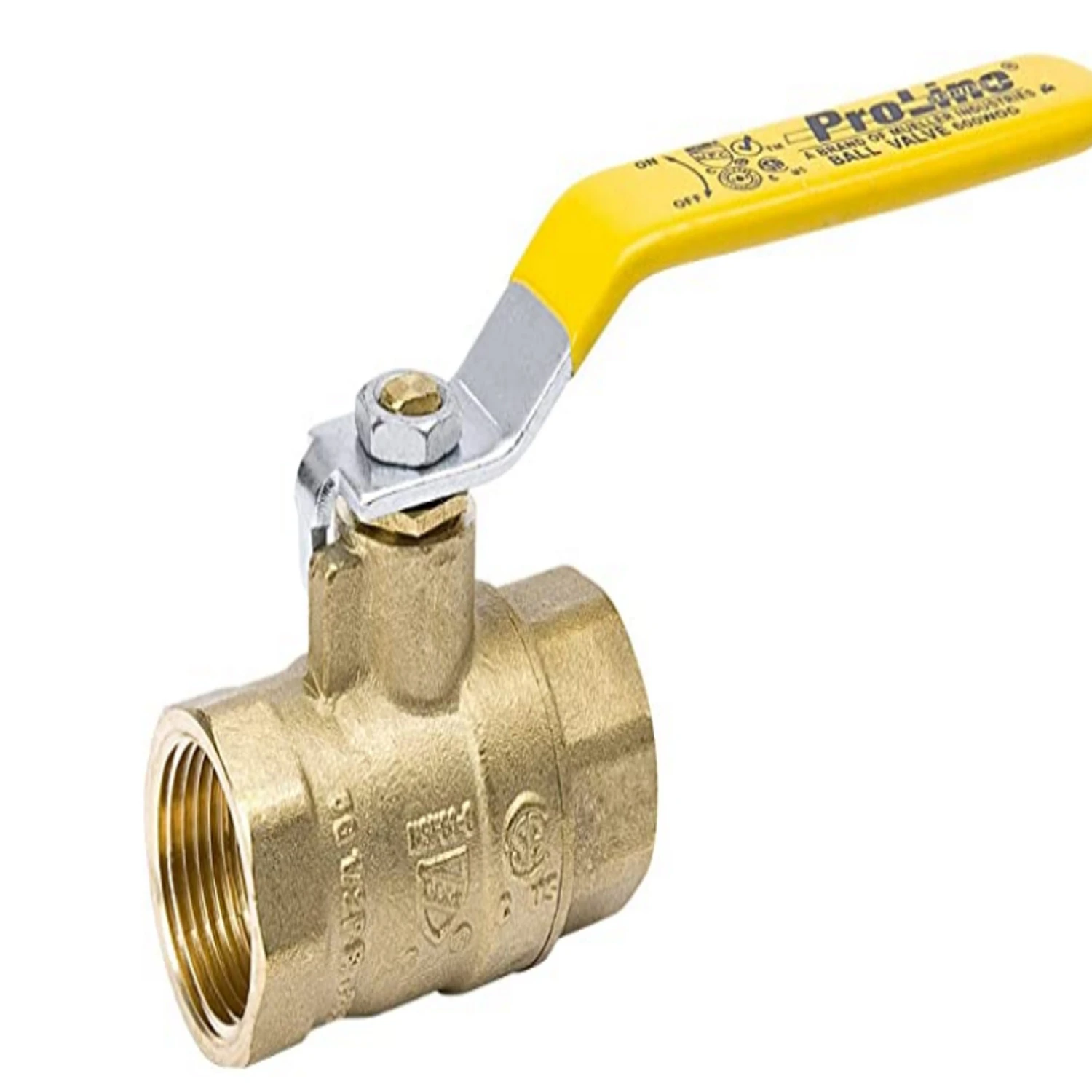 Proline 1-1/4 In. Brass Fip Full Port Ball Valve Model 107-816nl