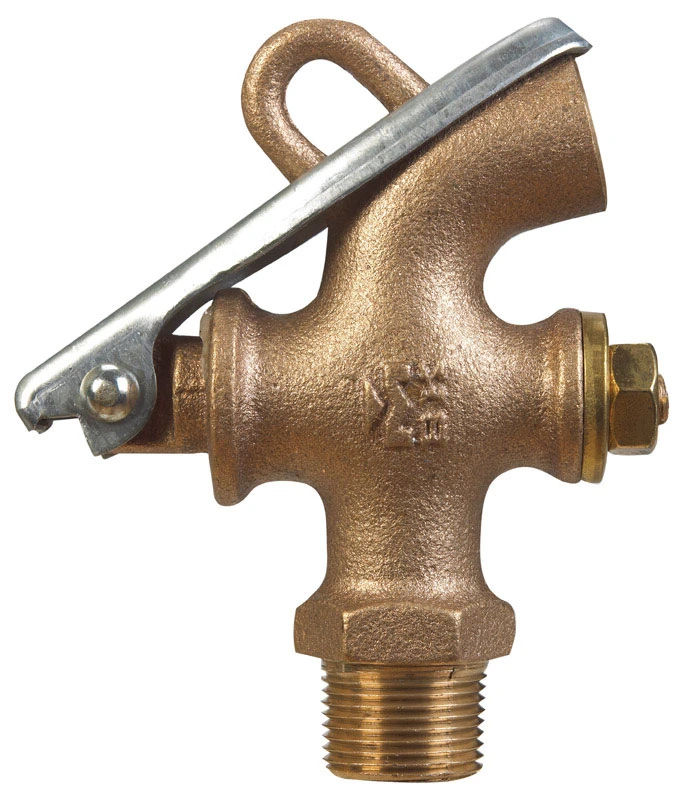 Drum & Barrel Faucet, Quarter-turn, Bronze, 3/4-inch With Lockable Handle
