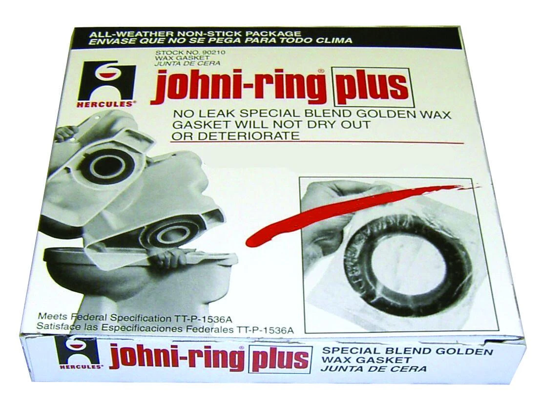 Johni-ring Plus Wax Ring For 3 In. And 4 In. Waste Lines