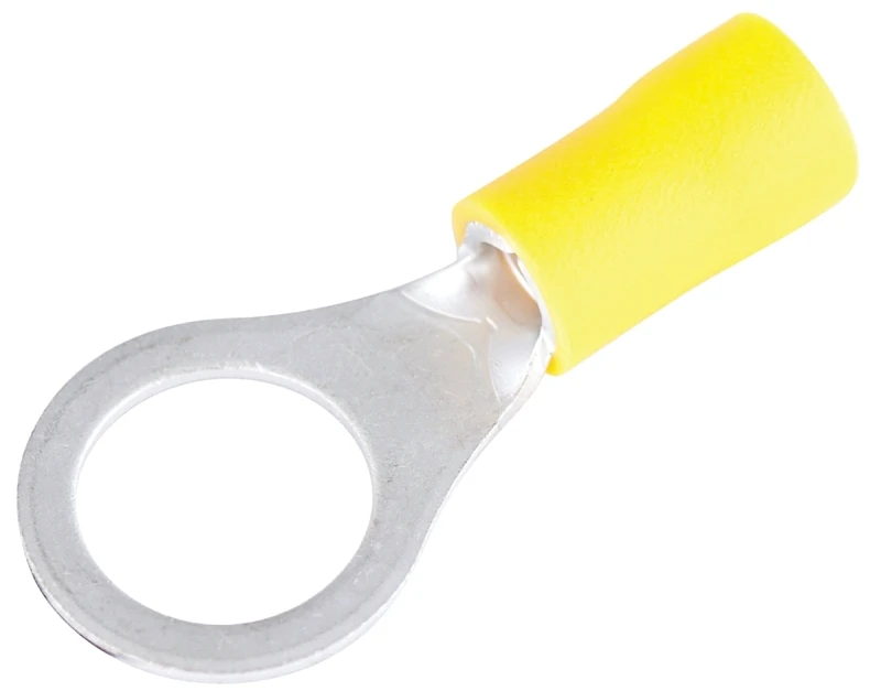 Gardner Bender 12-10 Ga. Insulated Wire Ring Terminal Yellow 50 pk