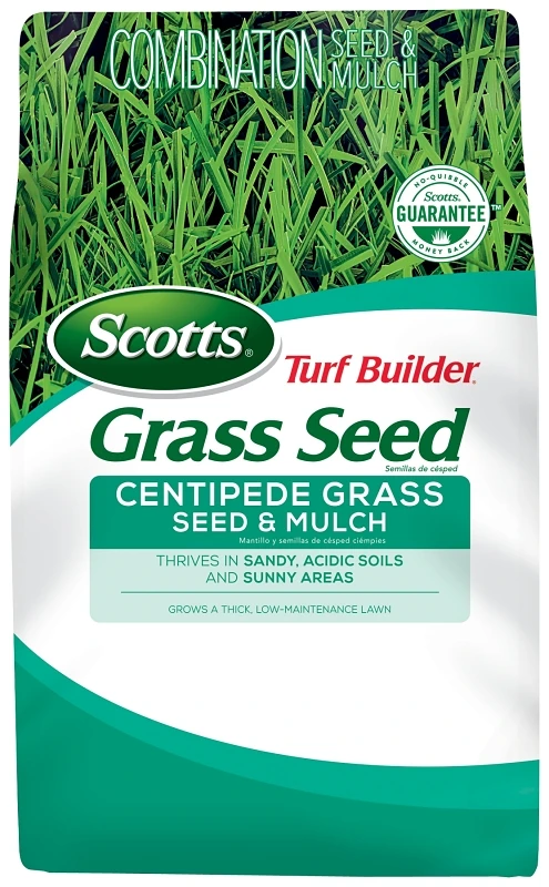 Turf Builder Centipede Grass Seed And Mulch 5 Lb For Full Sun Areas