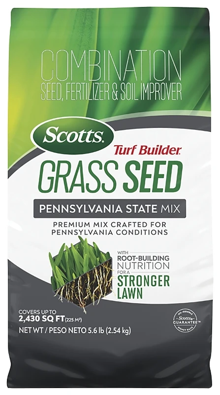 Turf Builder Grass Seed Pennsylvania State Mix 5.6 Pounds Covers 810 Square Feet