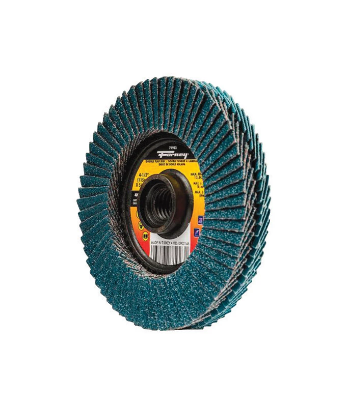 4-1/2 In. X 5/8 In.-11 Spin-on 40/80-grit Type 29 Double-sided Flap Disc