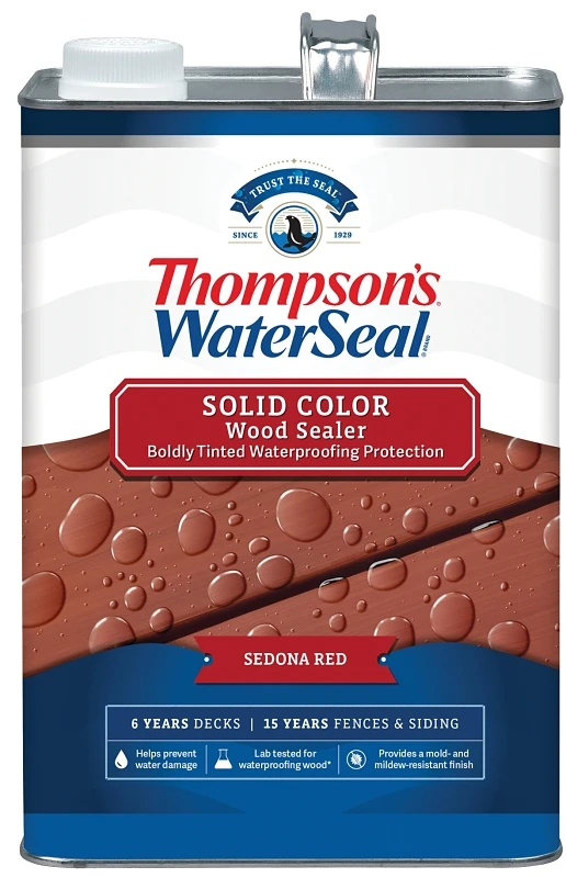 Solid Sedona Red Waterproofing Wood Sealer 1 Gallon